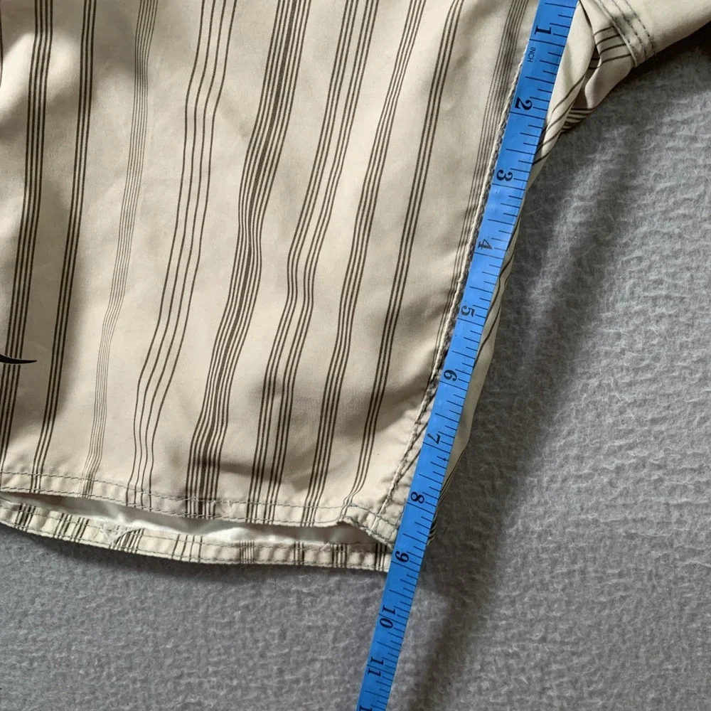 vintage O'Neill men's abstract graphic board short  Brown stripe Sz 36 Y2K 00s